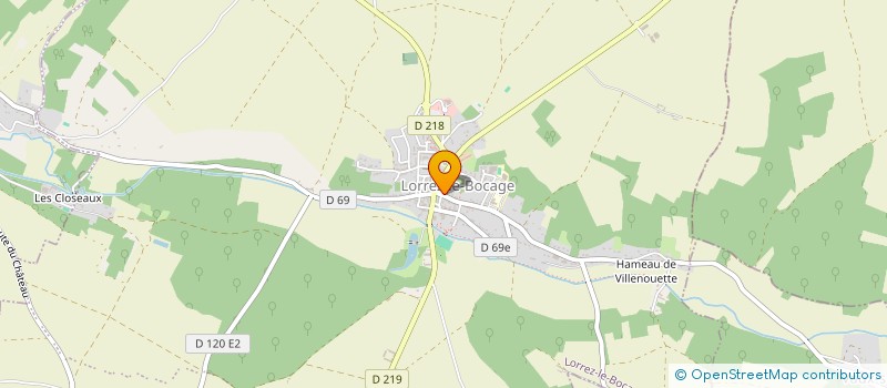 localisation de l'entreprise SYNDICAT MIXTE D'ASSAINISSEMENT NON COLLECTIF ET D'ADDUCTION D'EAU POTABLE DU BOCAGE à LORREZ-LE-BOCAGE-PREAUX