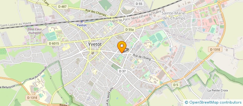 localisation de l'entreprise SYNDICAT MIXTE D'EAU ET D'ASSAINISSEMENT DU CAUX CENTRAL à YVETOT