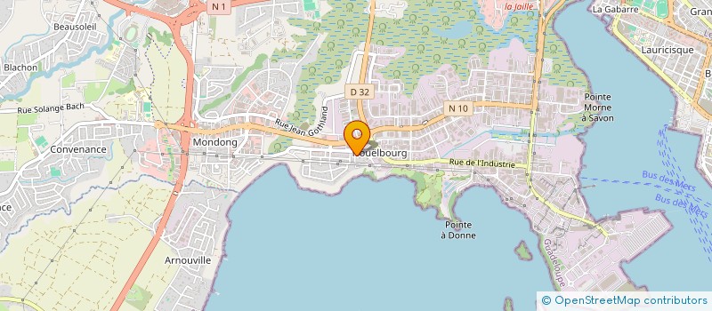localisation de l'entreprise SYNDICAT MIXTE D'ELECTRICITE DE LA GUADELOUPE à BAIE MAHAULT