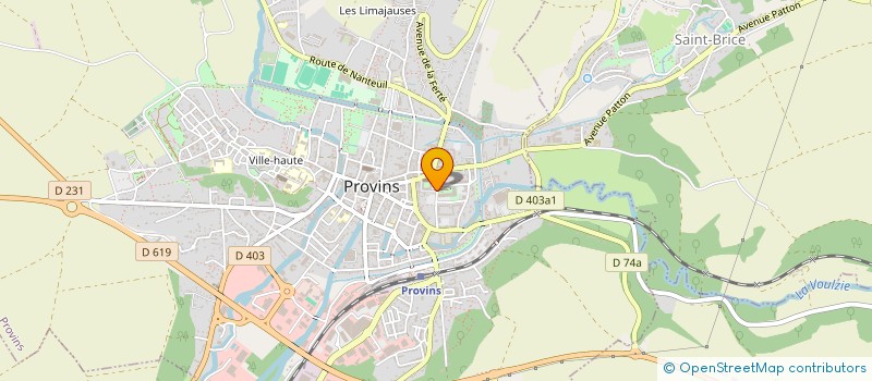 localisation de l'entreprise SYNDICAT MIXTE D ETUDES ET DE PROGRAMMATION DU GRAND PROVINOIS à PROVINS