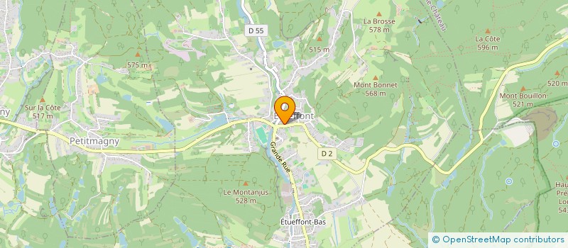 localisation de l'entreprise SYNDICAT MIXTE DE GESTION DE LA PISCINE D'ETUEFFONT à ETUEFFONT