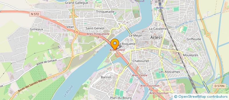 localisation de l'entreprise SYNDICAT MIXTE DE GESTION DES ASSOCIATIONS SYNDICALES DU PAYS D'ARLES à ARLES
