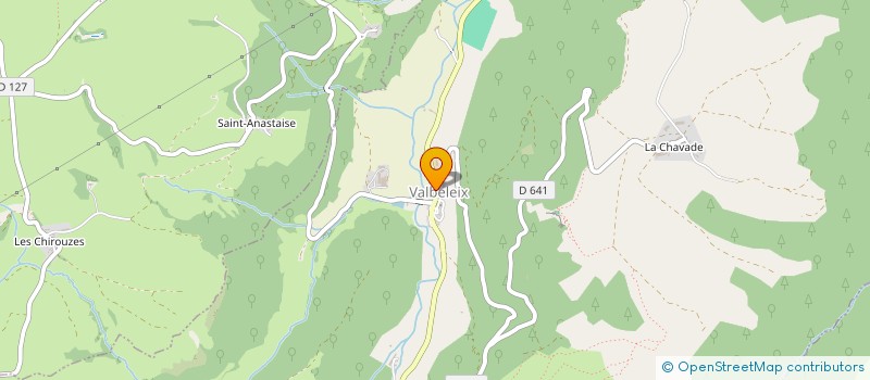 localisation de l'entreprise SYNDICAT MIXTE DE GESTION FORESTIERE  VALBELEIX