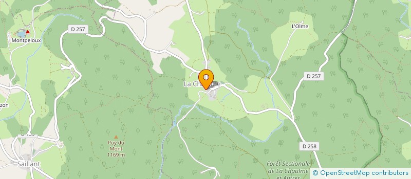localisation de l'entreprise SYNDICAT MIXTE DE GESTION FORESTIERE DE LA CHAULME à LA CHAULME