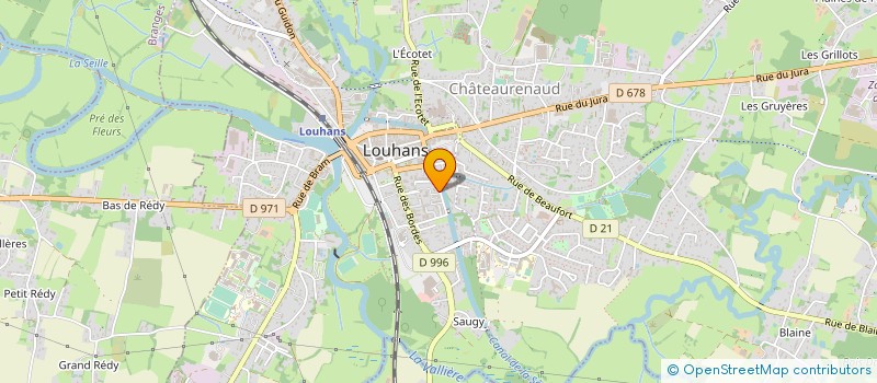 localisation de l'entreprise SYNDICAT MIXTE DE LA BRESSE BOURGUIGNONNE à LOUHANS
