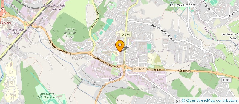 localisation de l'entreprise SYNDICAT MIXTE DE LA FOURRIERE à ANGOULEME