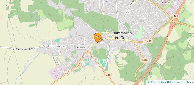 localisation de l'entreprise SYNDICAT MIXTE DE LA GOELE  DAMMARTIN-EN-GOELE