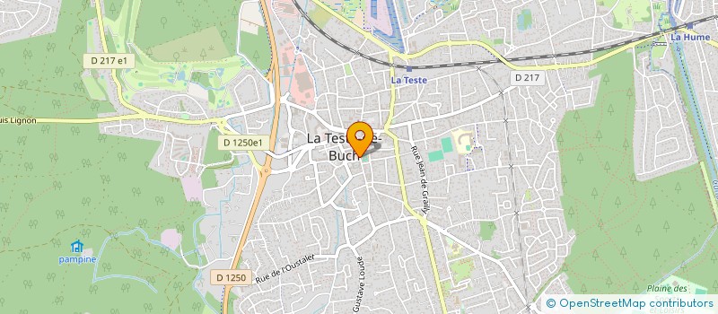 localisation de l'entreprise SYNDICAT MIXTE DE LA GRANDE DUNE DU PILAT à LA TESTE DE BUCH