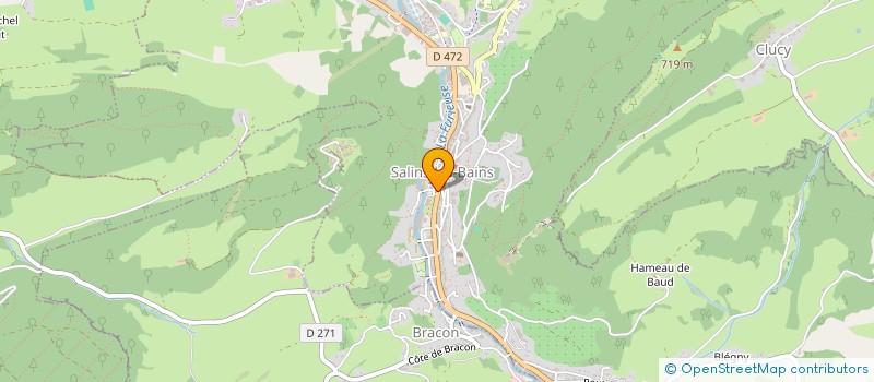 localisation de l'entreprise SYNDICAT MIXTE DE LA GRANDE SALINE à SALINS-LES-BAINS