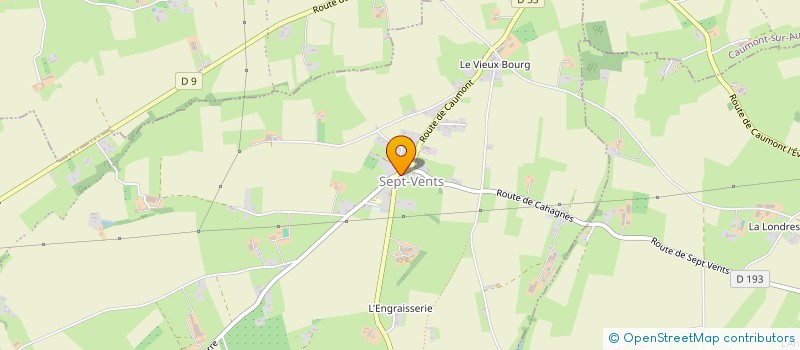 localisation de l'entreprise SYNDICAT MIXTE DE LA STEP DE CORMOLAIN  CAUMONT-SUR-AURE