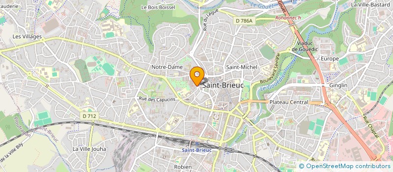 localisation de l'entreprise SYNDICAT MIXTE DE LOGEMENT SOCIAL DES COTES D'ARMOR à SAINT-BRIEUC