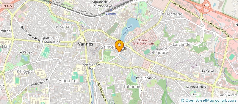 localisation de l'entreprise SYNDICAT MIXTE DE LOGEMENT SOCIAL DU MORBIHAN HABITAT 56 à VANNES