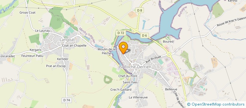 localisation de l'entreprise SYNDICAT MIXTE DE SYNDICATS DE KERJAULEZ à LA ROCHE-JAUDY