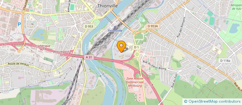 localisation de l'entreprise SYNDICAT MIXTE DE TRANSPORT ET DE TRAITEMENT DES DECHETS MENAGERS DE LORRAINE NORD à YUTZ