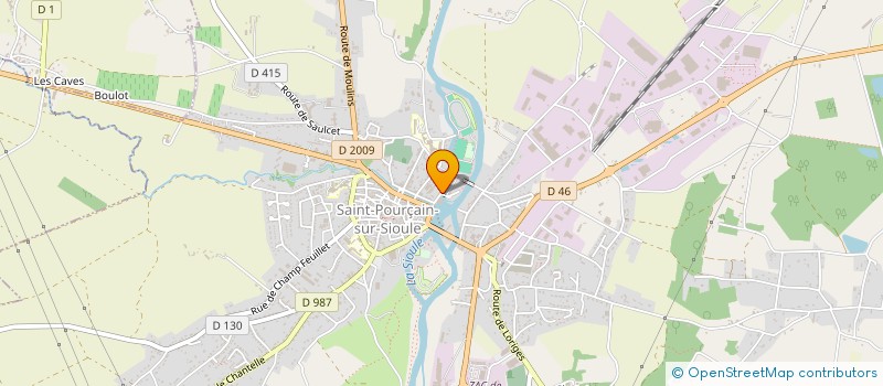 localisation de l'entreprise SYNDICAT MIXTE DE VILLEMOUZE à SAINT-POURCAIN-SUR-SIOULE