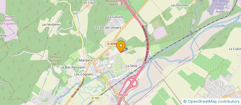 localisation de l'entreprise SYNDICAT MIXTE DEPARTEMENTAL D'ELIMINATION ET DE VALORISATION DES ORDURES MENAGERES DES ALPES-DE-HAUTE-PROVENCE à PEYRUIS