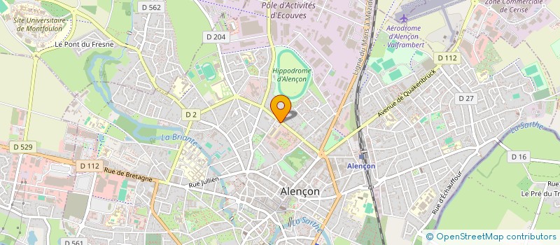 localisation de l'entreprise SYNDICAT MIXTE DEPARTEMENTAL DE L'EAU à ALENCON