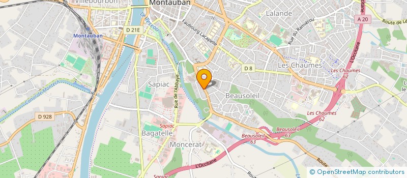 localisation de l'entreprise SYNDICAT MIXTE DEPARTEMENTAL DES DECHETS  MONTAUBAN