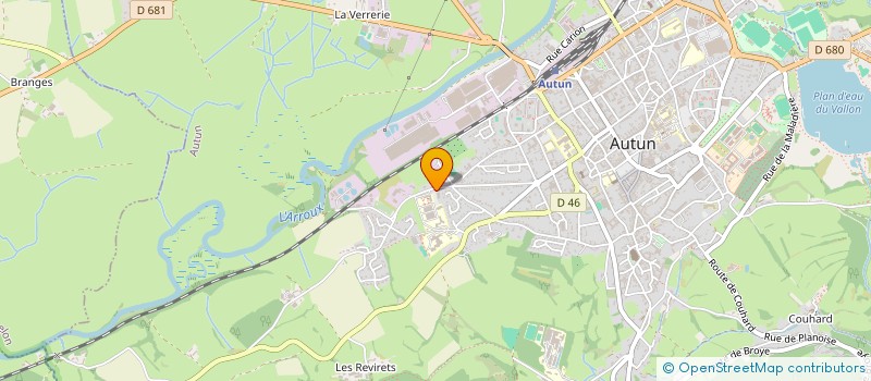 localisation de l'entreprise SYNDICAT MIXTE DES BASSINS VERSANTS DE L'ARROUX ET DE LA SOMME  AUTUN