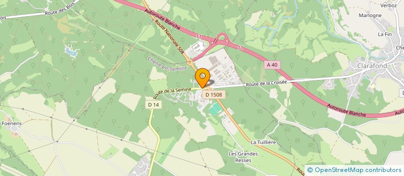 localisation de l'entreprise SYNDICAT MIXTE DES EAUX DE BELLEFONTAINE SEMINE à CHENE-EN-SEMINE