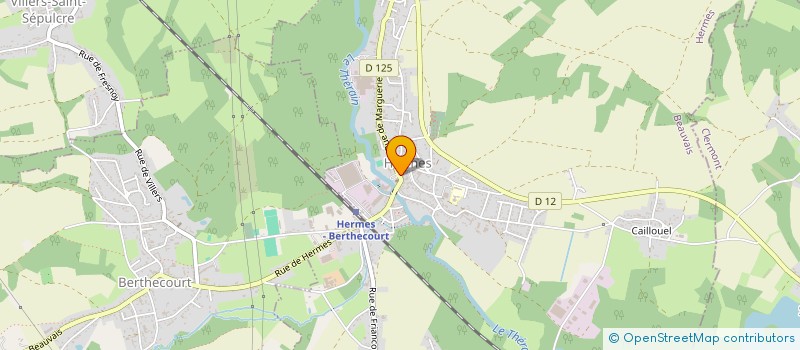 localisation de l'entreprise SYNDICAT MIXTE DES EAUX DE HERMES ET ENVIRONS à HERMES