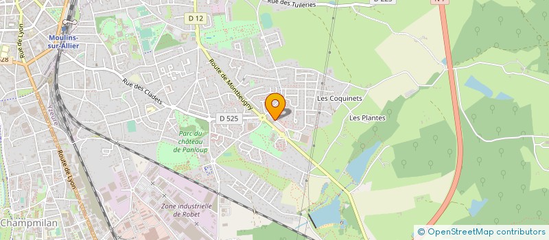 localisation de l'entreprise SYNDICAT MIXTE DES EAUX DE L'ALLIER à YZEURE