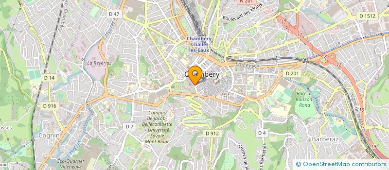 localisation de l'entreprise SYNDICAT MIXTE DES ISLETTES à CHAMBERY