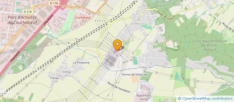 localisation de l'entreprise SYNDICAT MIXTE DES ORDURES MENAGERES DE LA VALLEE DE CHEVREUSE à VILLEJUST