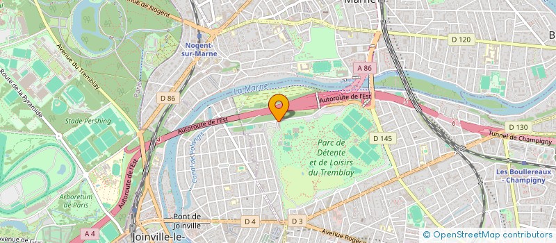 localisation de l'entreprise SYNDICAT MIXTE DES PARCS DU TREMBLAY ET DE CHOISY PARIS-VAL-DE-MARNE à CHAMPIGNY-SUR-MARNE
