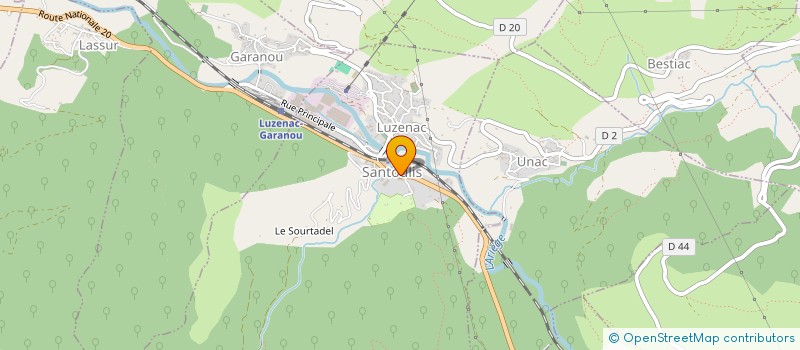 localisation de l'entreprise SYNDICAT MIXTE DES STATIONS DE SPORTS ET DE MONTAGNE DE LA HAUTE-ARIEGE à LUZENAC