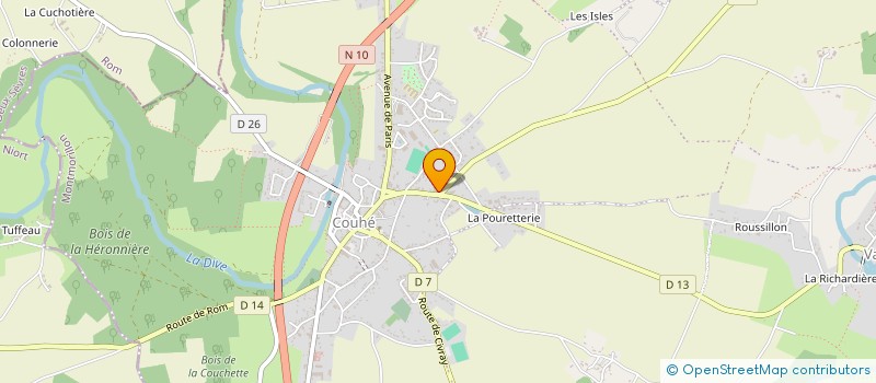localisation de l'entreprise SYNDICAT MIXTE DES VALLEES DU CLAIN SUD à VIVONNE