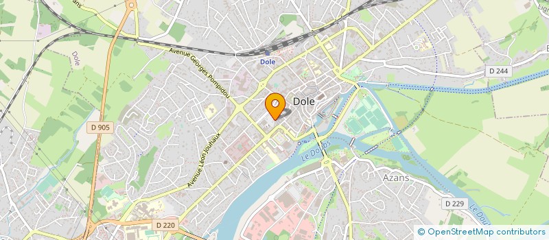 localisation de l'entreprise SYNDICAT MIXTE DOUBS-LOUE à DOLE