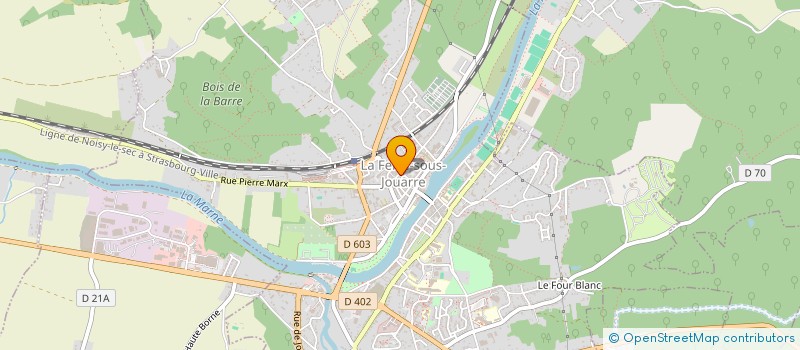 localisation de l'entreprise SYNDICAT MIXTE DU BASSIN AVAL DU PETIT MORIN à LA FERTE-SOUS-JOUARRE
