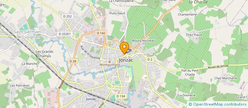 localisation de l'entreprise SYNDICAT MIXTE DU BASSIN DE LA SEUGNE à JONZAC