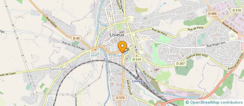 localisation de l'entreprise SYNDICAT MIXTE DU BASSIN VERSANT DE LA TOUQUES à LISIEUX