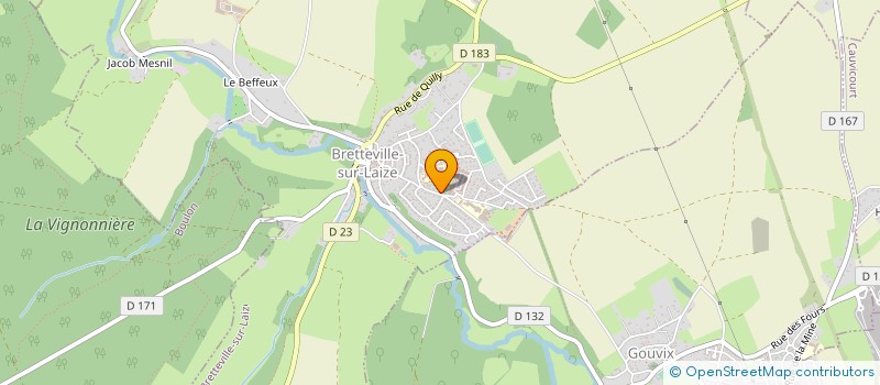 localisation de l'entreprise SYNDICAT MIXTE DU COLLEGE DU CINGAL à BRETTEVILLE-SUR-LAIZE