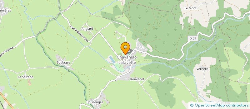 localisation de l'entreprise SYNDICAT MIXTE DU CONSERVATOIRE BOTANIQUE DU MASSIF CENTRAL  CHAVANIAC-LAFAYETTE