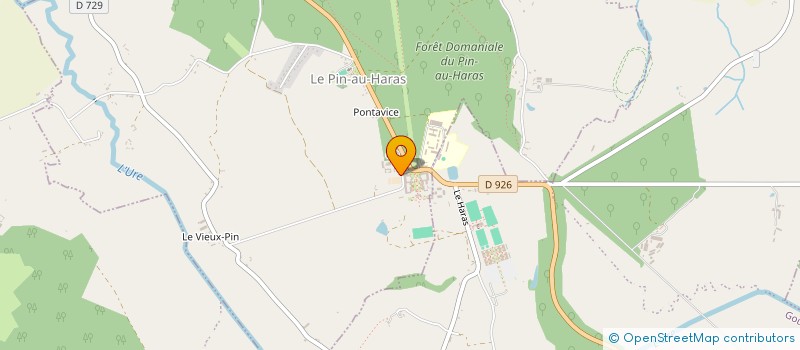 localisation de l'entreprise SYNDICAT MIXTE DU HARAS NATIONAL DU PIN à LE PIN-AU-HARAS