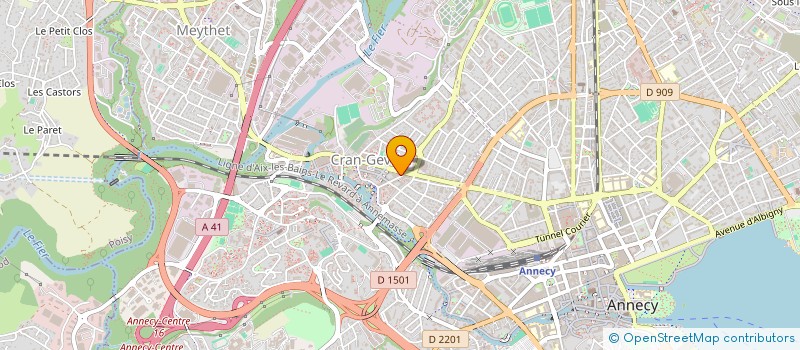 localisation de l'entreprise SYNDICAT MIXTE DU LAC D ANNECY à ANNECY