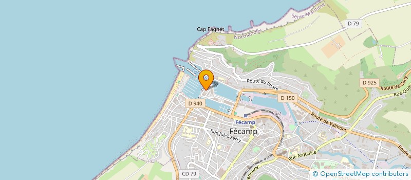 localisation de l'entreprise SYNDICAT MIXTE DU LITTORAL DE LA SEINE-MARITIME à FECAMP