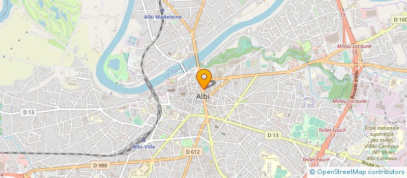 localisation de l'entreprise SYNDICAT MIXTE DU PALAIS DE LA BERBIE à ALBI