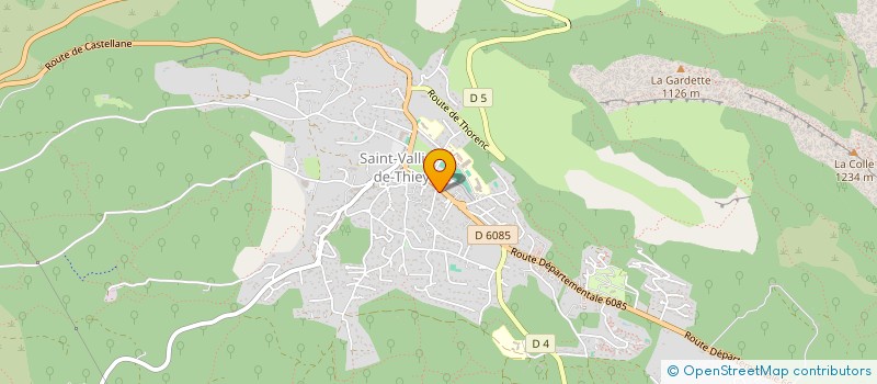 localisation de l'entreprise SYNDICAT MIXTE DU PARC NATUREL REGIONAL DES PREALPES D AZUR à SAINT-VALLIER-DE-THIEY