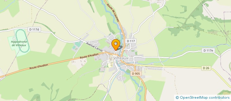 localisation de l'entreprise SYNDICAT MIXTE DU PAYS DE L'AUXOIS ET DU MORVAN COTE D'ORIEN à VITTEAUX