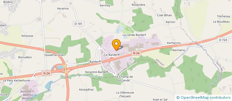 localisation de l'entreprise SYNDICAT MIXTE DU PAYS DE PONTIVY à PONTIVY