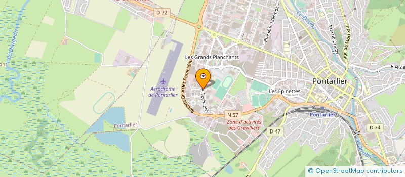 localisation de l'entreprise SYNDICAT MIXTE DU PAYS DU HAUT-DOUBS à PONTARLIER