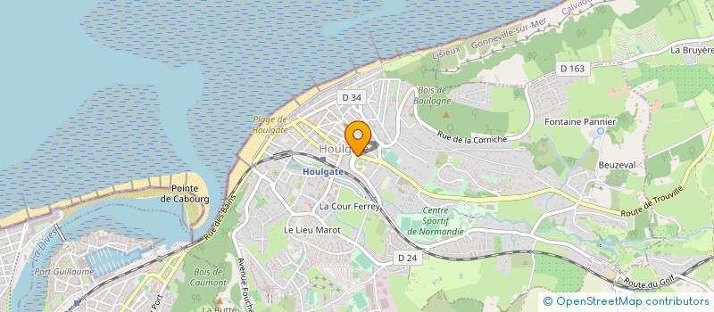 localisation de l'entreprise SYNDICAT MIXTE DU PLATEAU D'HEULAND à HOULGATE