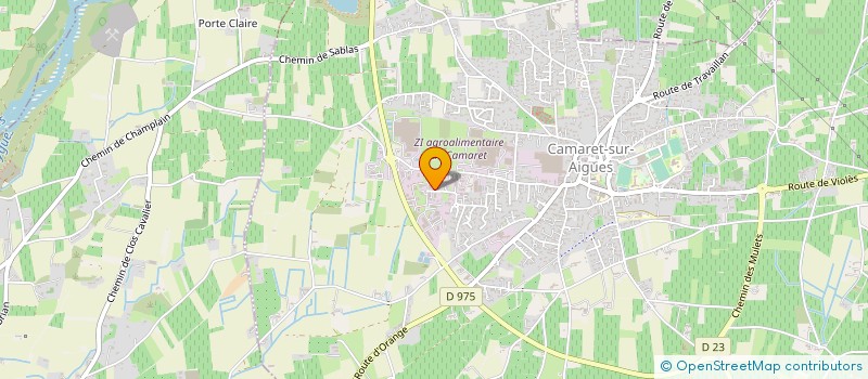 localisation de l'entreprise SYNDICAT MIXTE DU RIEU FOYRO à CAMARET-SUR-AIGUES