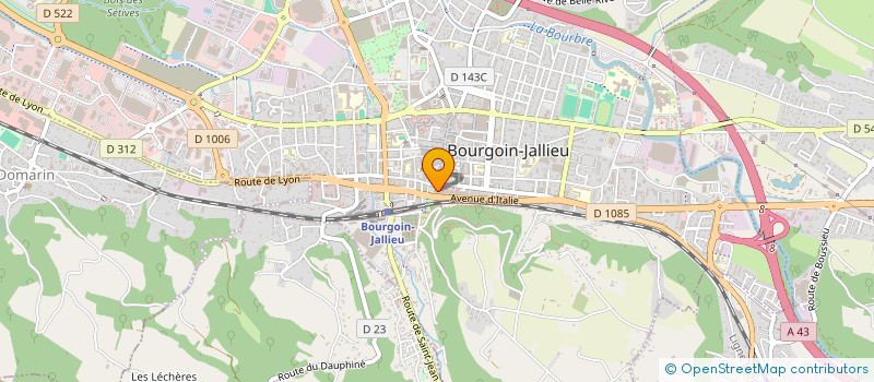 localisation de l'entreprise SYNDICAT MIXTE DU SCHEMA DE COHERENCE TERRITORIALE NORD-ISERE à BOURGOIN-JALLIEU