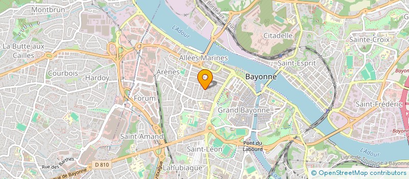 localisation de l'entreprise SYNDICAT MIXTE DU SCOT DU PAYS BASQUE ET DU SEIGNANX  BAYONNE