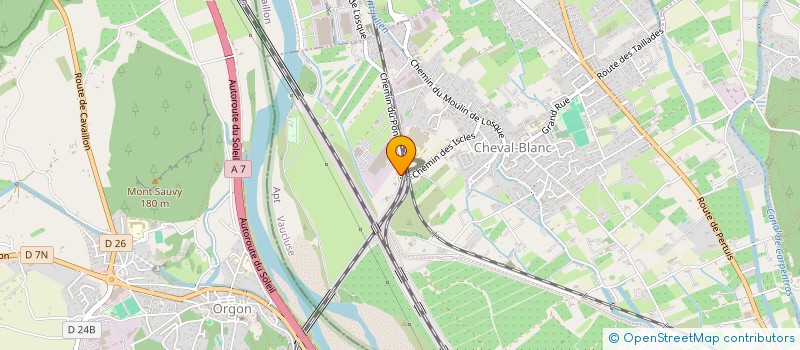 localisation de l'entreprise SYNDICAT MIXTE EAUX DURANCE VENTOUX  CHEVAL-BLANC